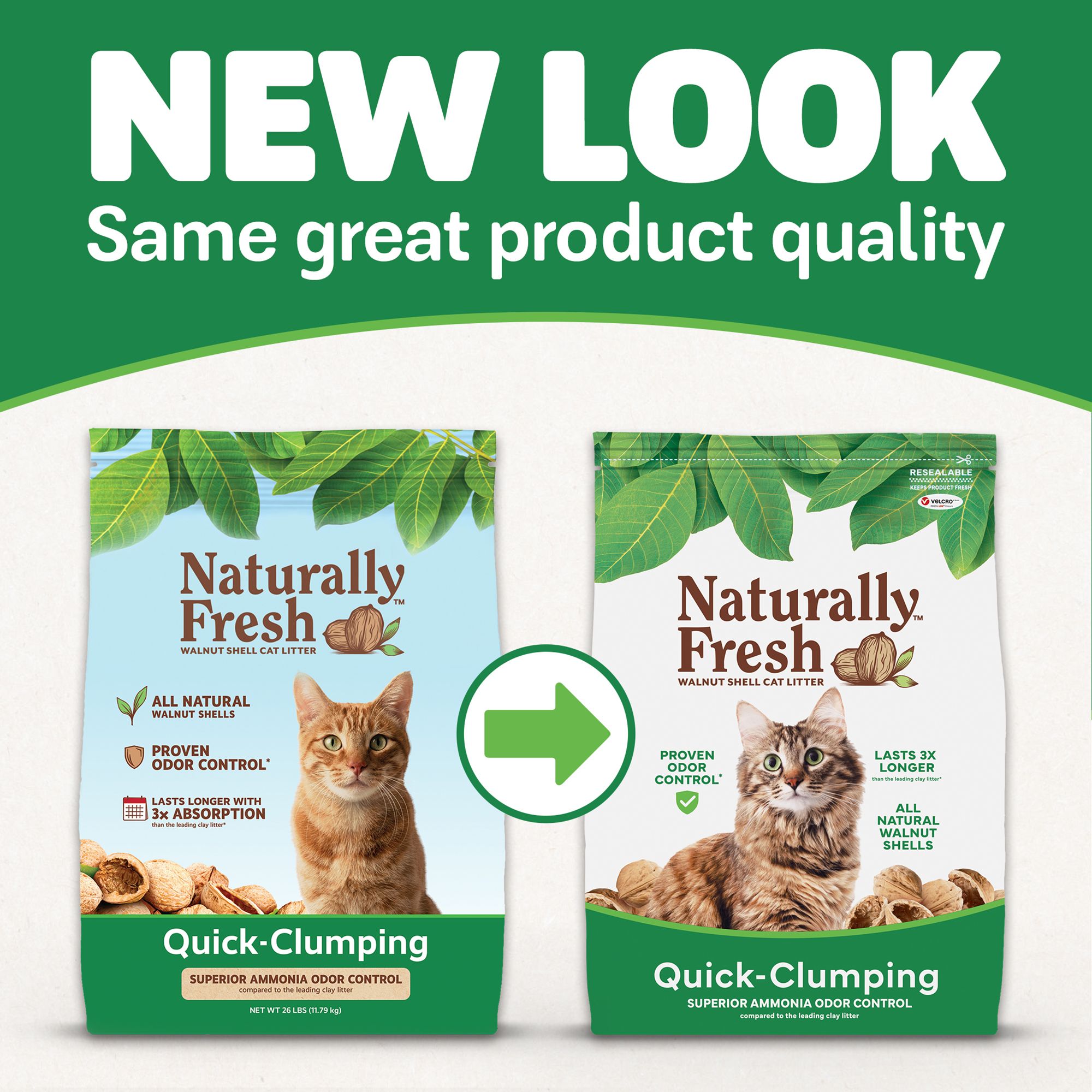 Naturally Fresh Clumping Walnut Cat Litter - Low Tracking, Natural - thumbnail 3