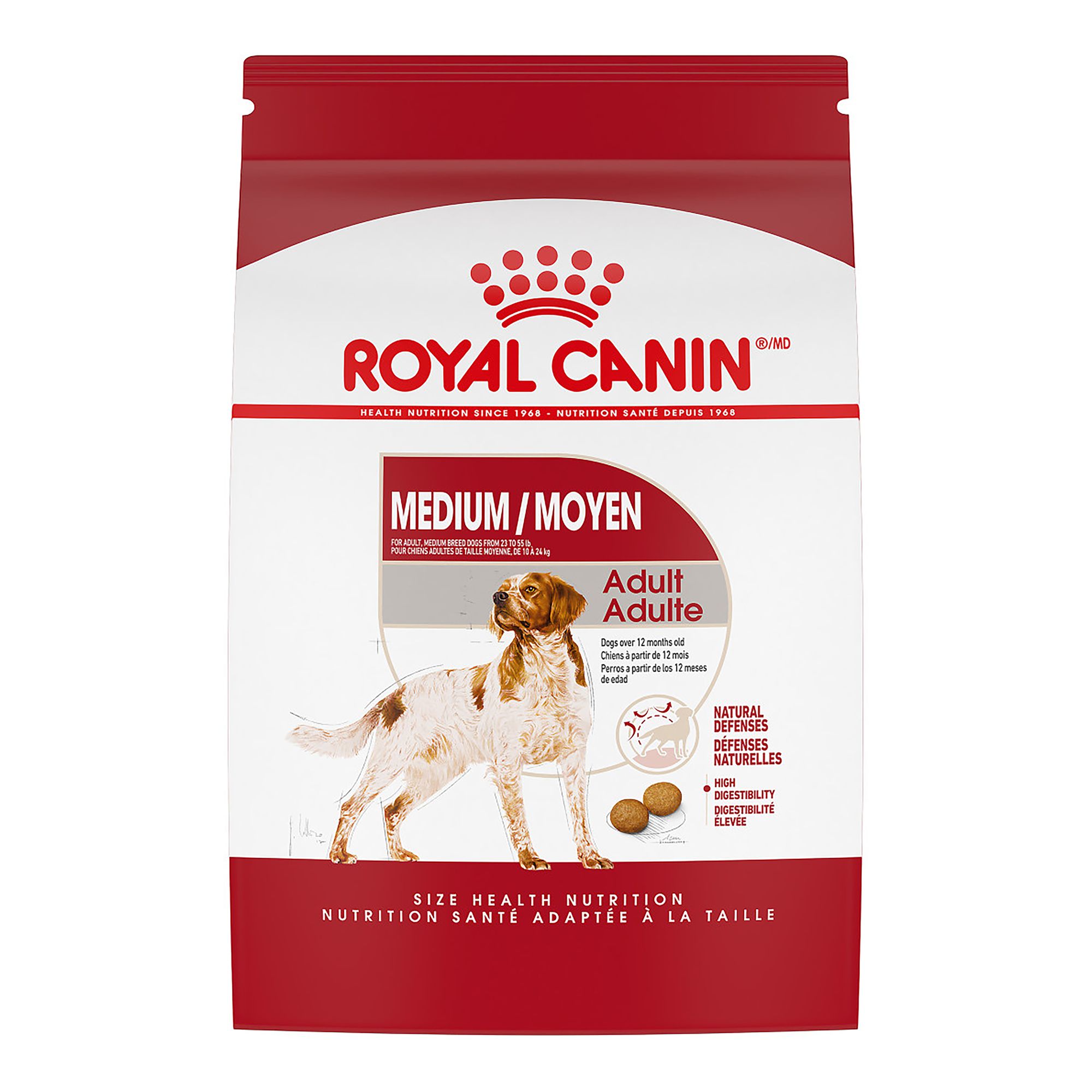 Royal Canin Size Health Nutrition Medium Breed Adult Dry Dog Food ...