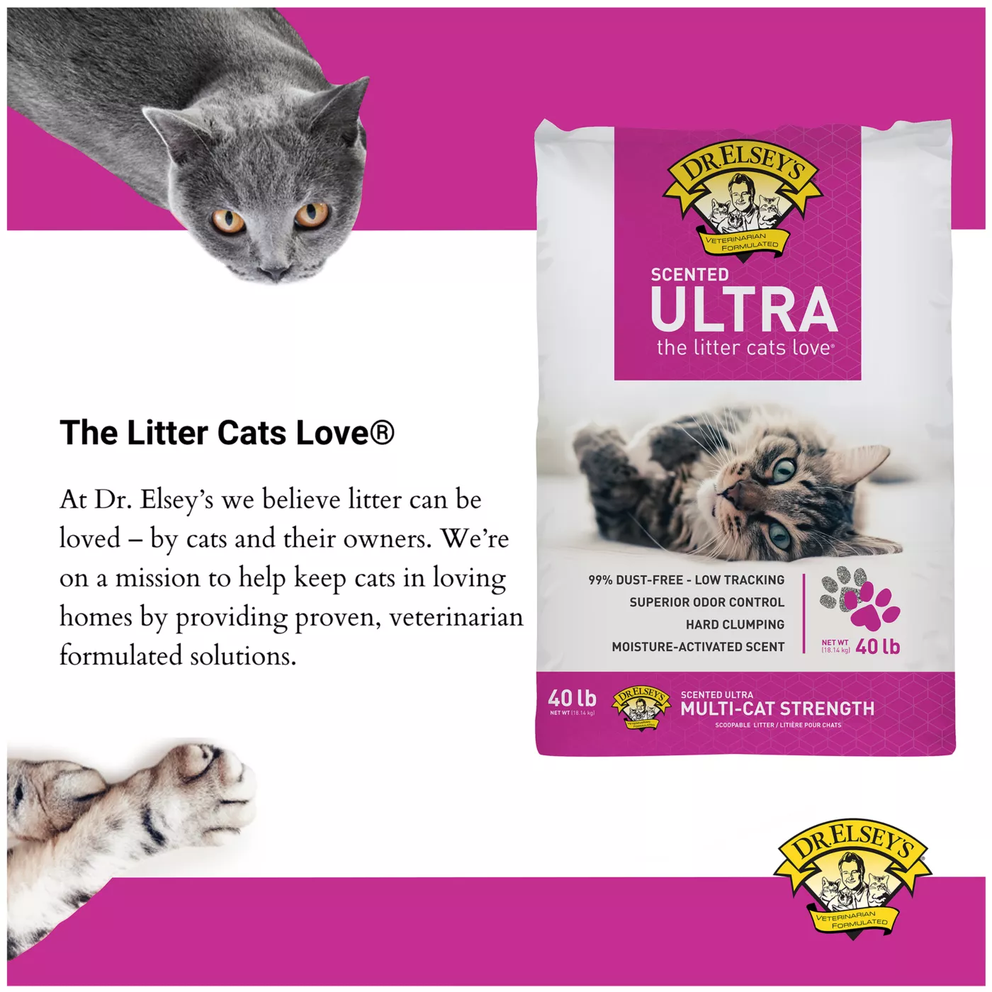 Doctor elsey cat litter best sale