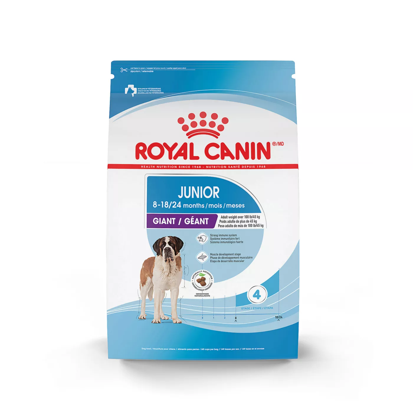 Royal Canin Size Health Nutrition Giant Breed Junior Puppy Dog Dry Food 30 lb