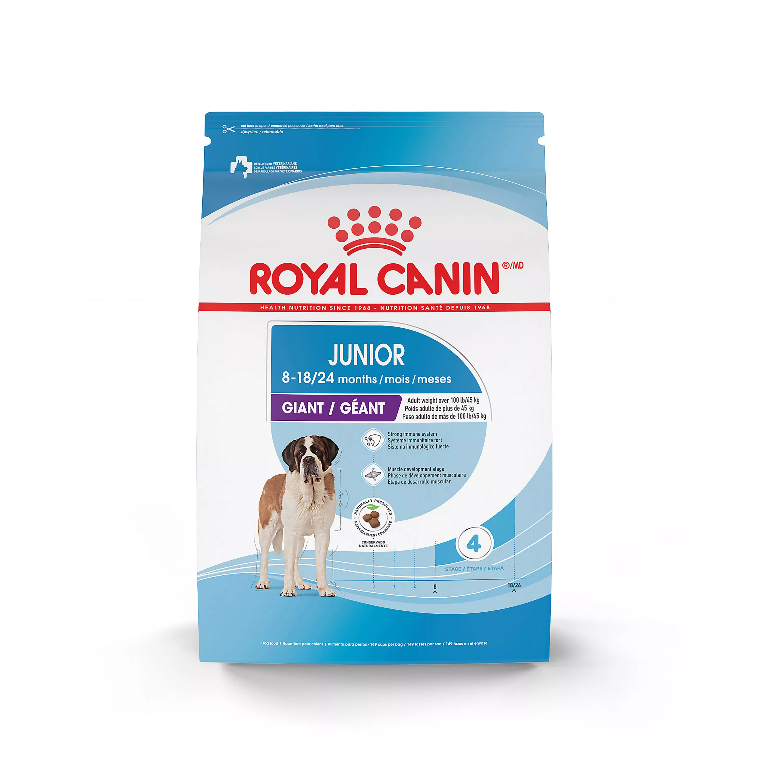 Royal Canin Size Health Nutrition Giant Breed Junior Puppy Dog Dry Food - 30 lb