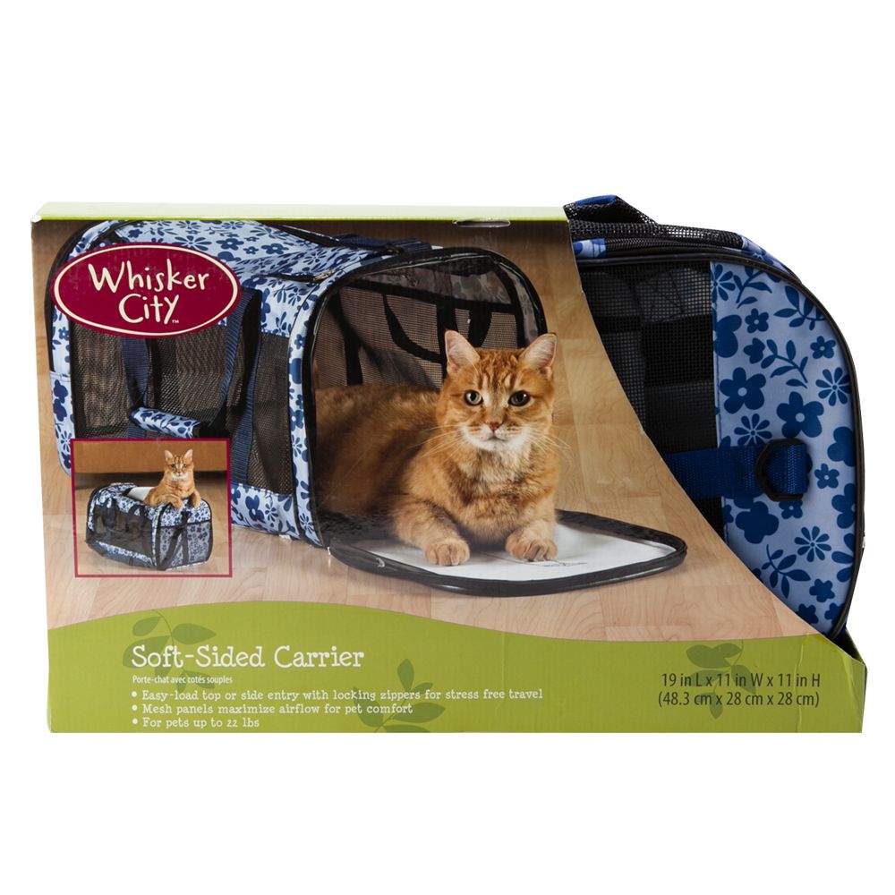 Whisker City Navy Stripe Kitten Leash & Harness Combo (1 ct)