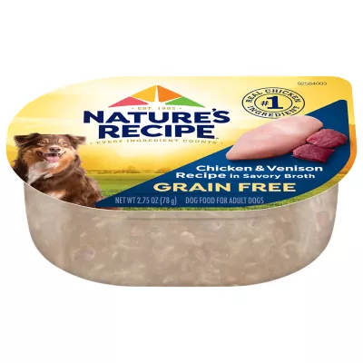 Product Nature's Recipe Adult Wet Dog Food - Grain Free, 2.75 Oz.