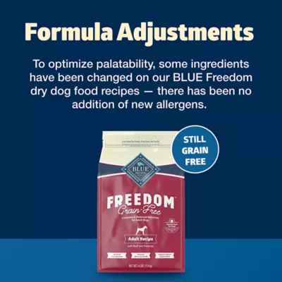 Blue Buffalo Freedom Adult Dry Dog Food Grain Free Beef