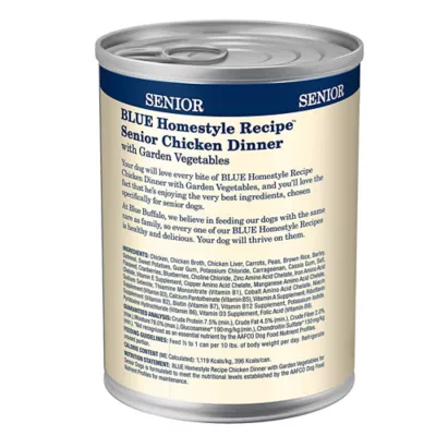 Product Blue Buffalo® Homestyle Recipe Chicken & Vegetable Dinner Senior 7+ Wet Dog Food - 12.5 oz