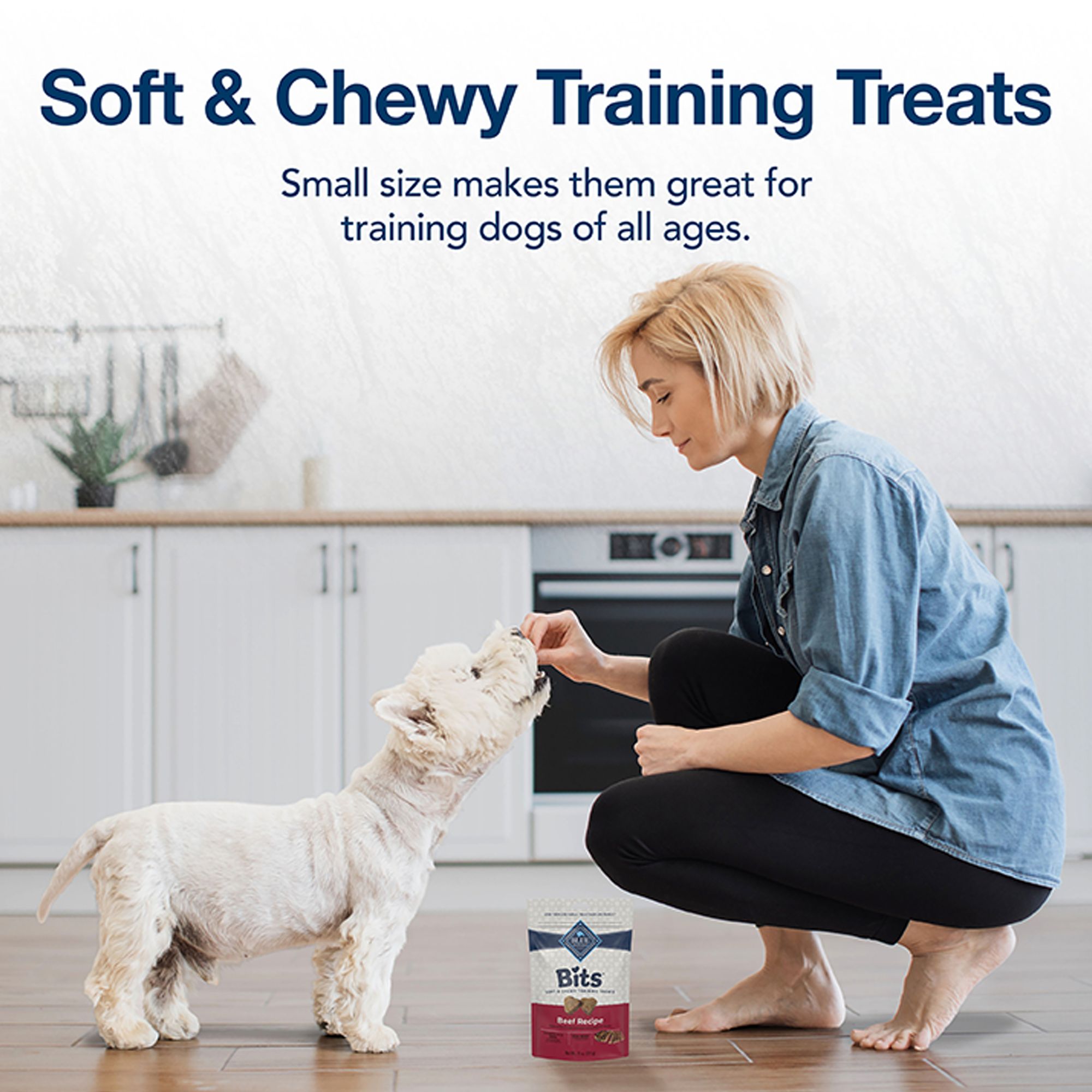 Blue Buffalo® Bits Soft & Chewy Training Treats - Beef Recipe, 4 oz - thumbnail 4