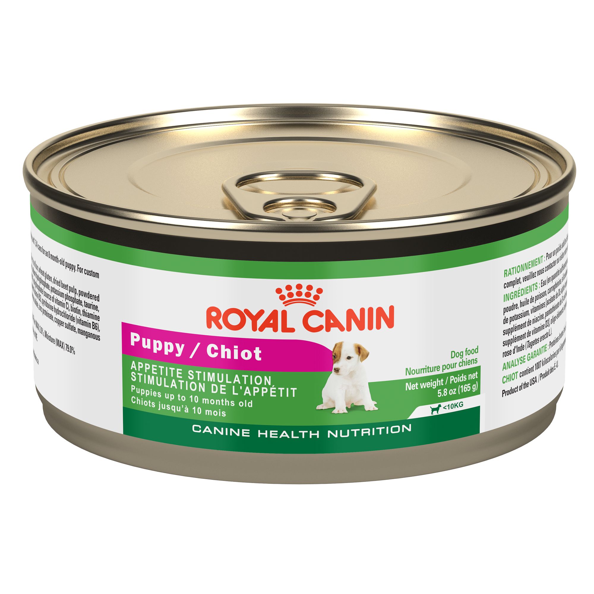 royal canin puppy appetite stimulation canned dog food