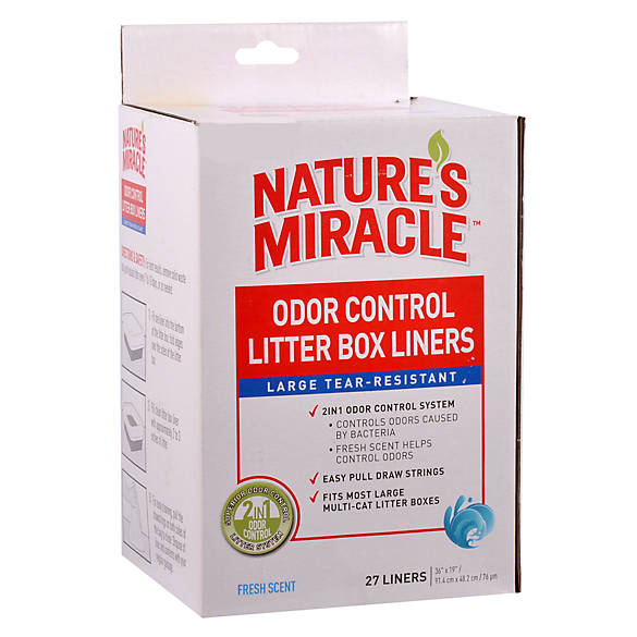 Nature's Miracle® Odor Control Litter Box Liner cat Waste Disposal