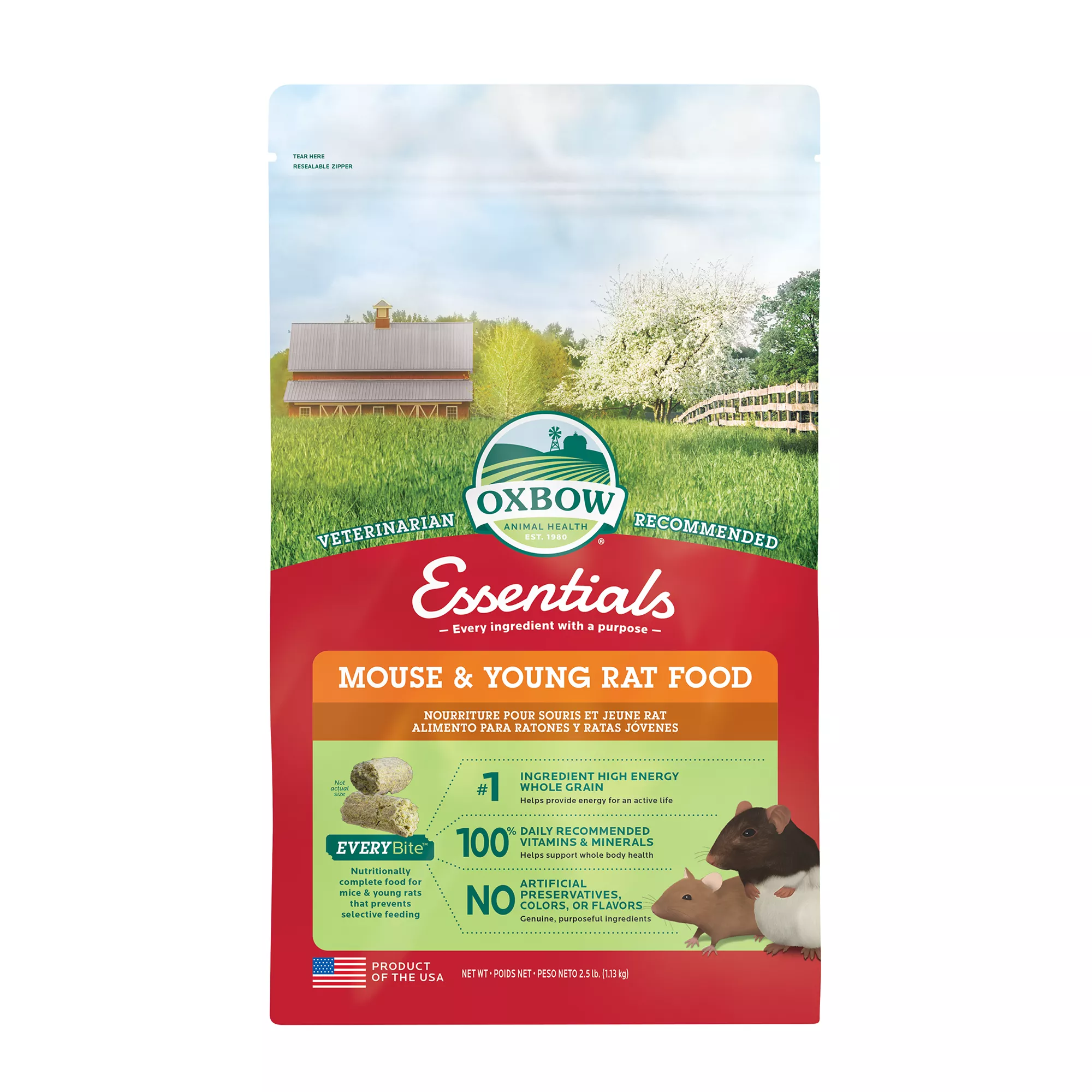 Oxbow Essentials Mouse & Young Rat Food