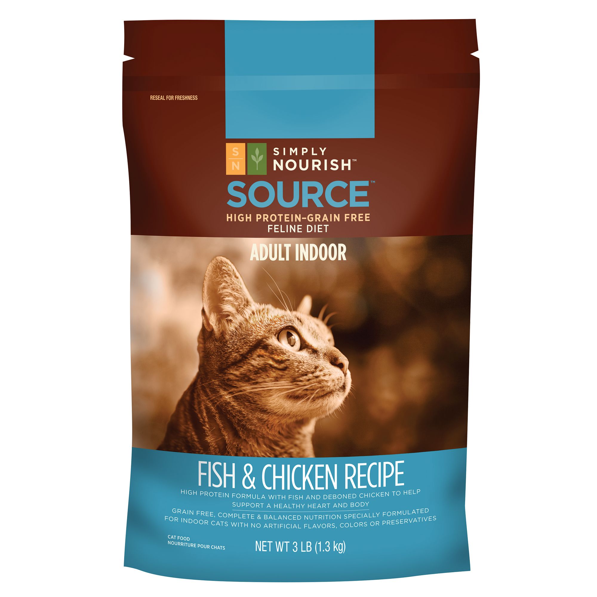 Simply Nourish™ SOURCE Indoor Adult Cat Food Natural, Grain Free