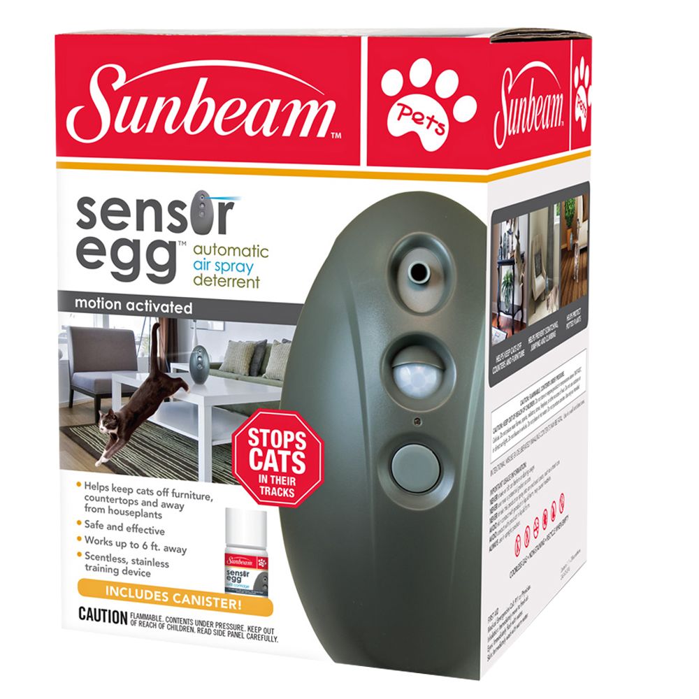 Sunbeam® Sensor Egg Cat Deterrent cat Repellants PetSmart