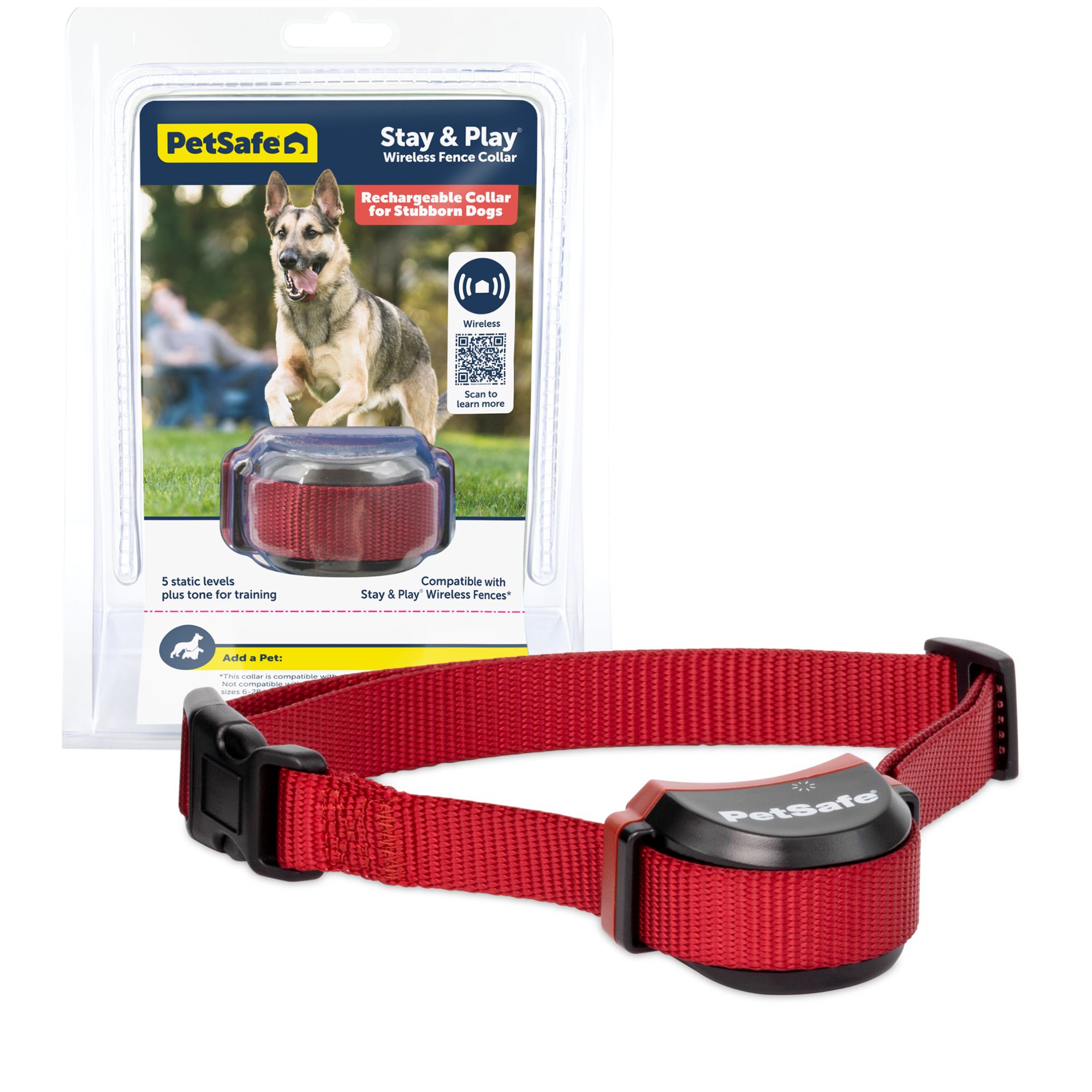 Luxipaws®️ Wireless Dog Fence & Training Collar - Dog Containment