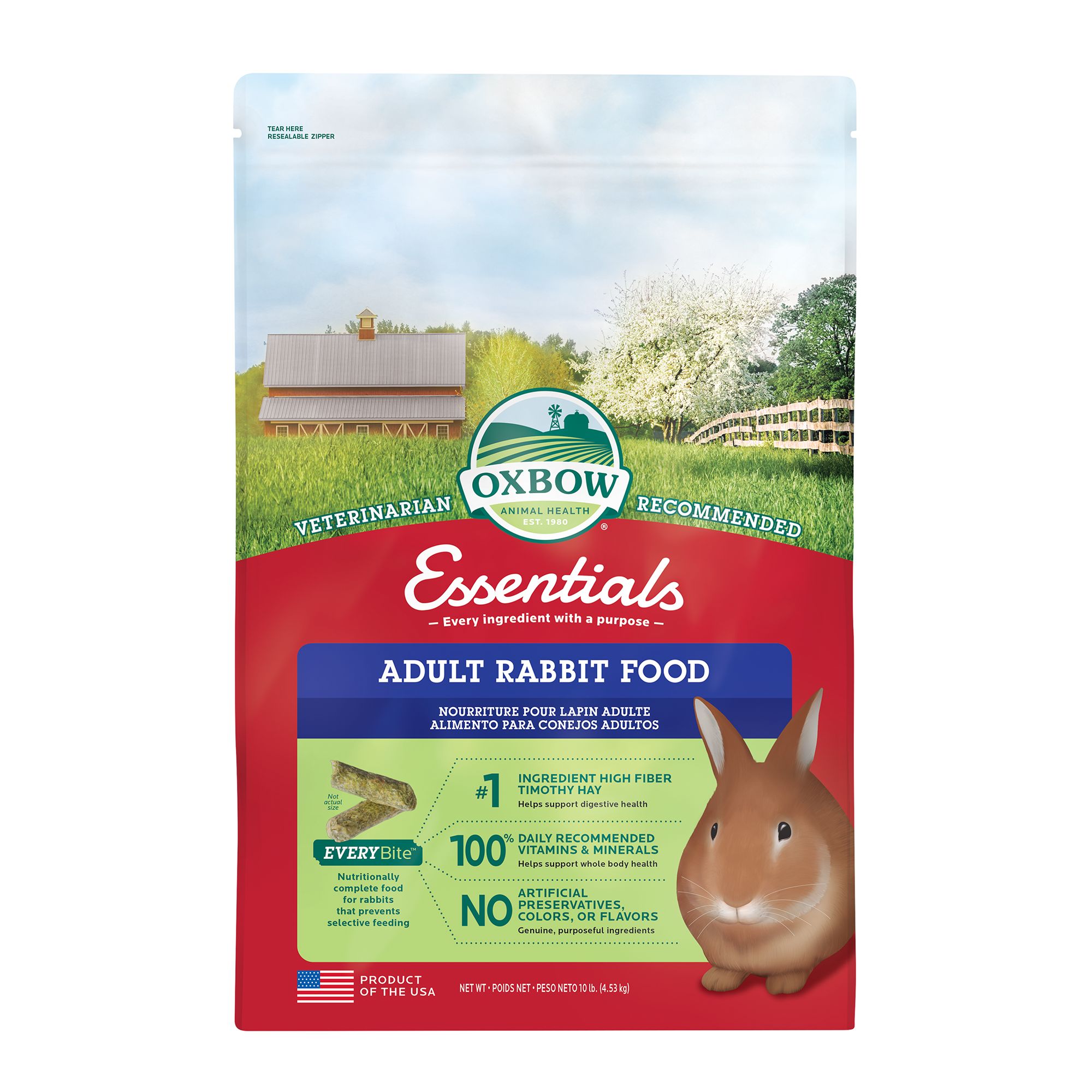 Oxbow Essentials Adult Rabbit Food