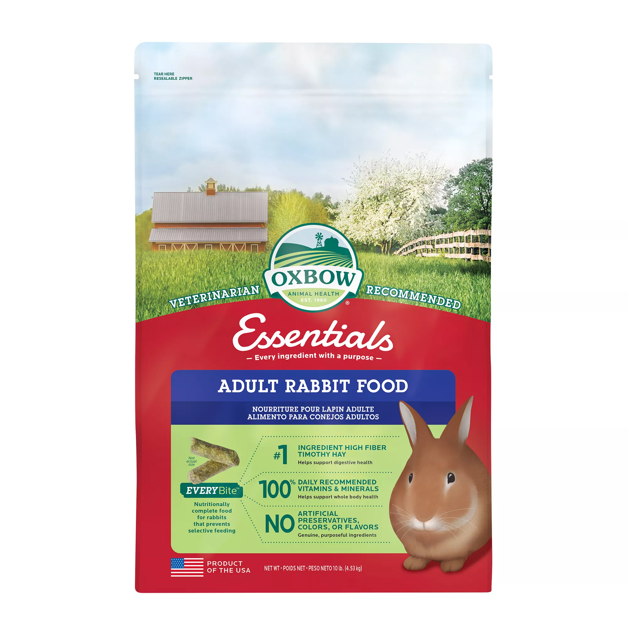 Oxbow Essentials Adult Rabbit Food