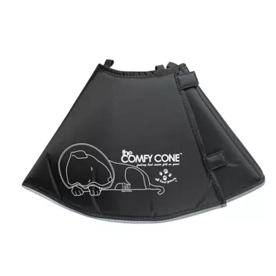Product All Four Paws Black Comfy Cone Dog E-Collar