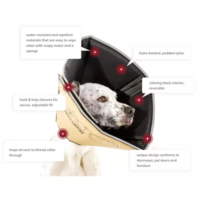 Product All Four Paws Tan Comfy Cone Dog E-Collar