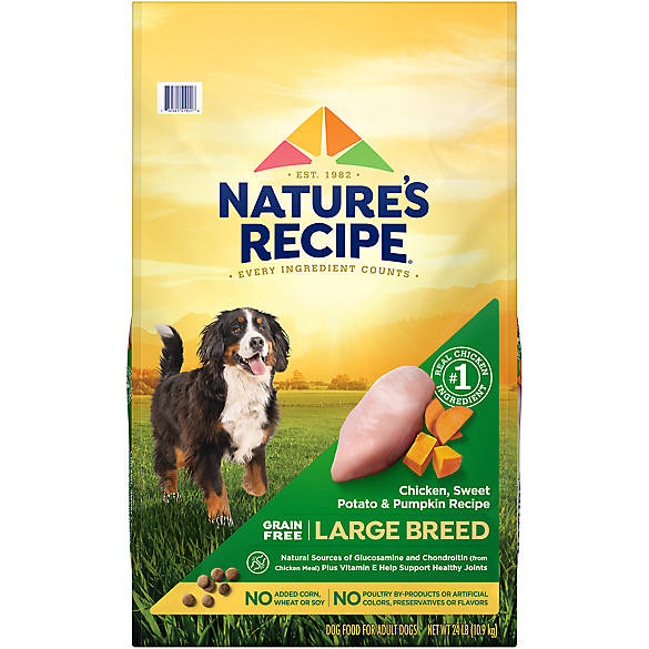 Nature's Recipe® Grain Free Large Breed Adult Dog Food dog Dry Food