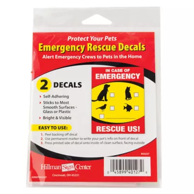 Product Hillman Emergency Rescue Decals