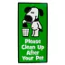 Hillman "Please Clean Up After Your Pet " Sign image thumbnail 1