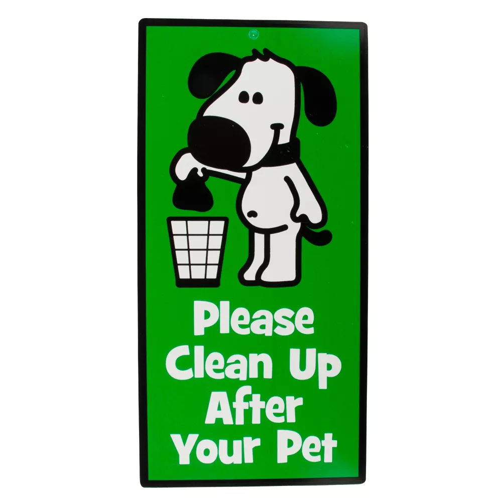 Hillman "Please Clean Up After Your Pet " Sign