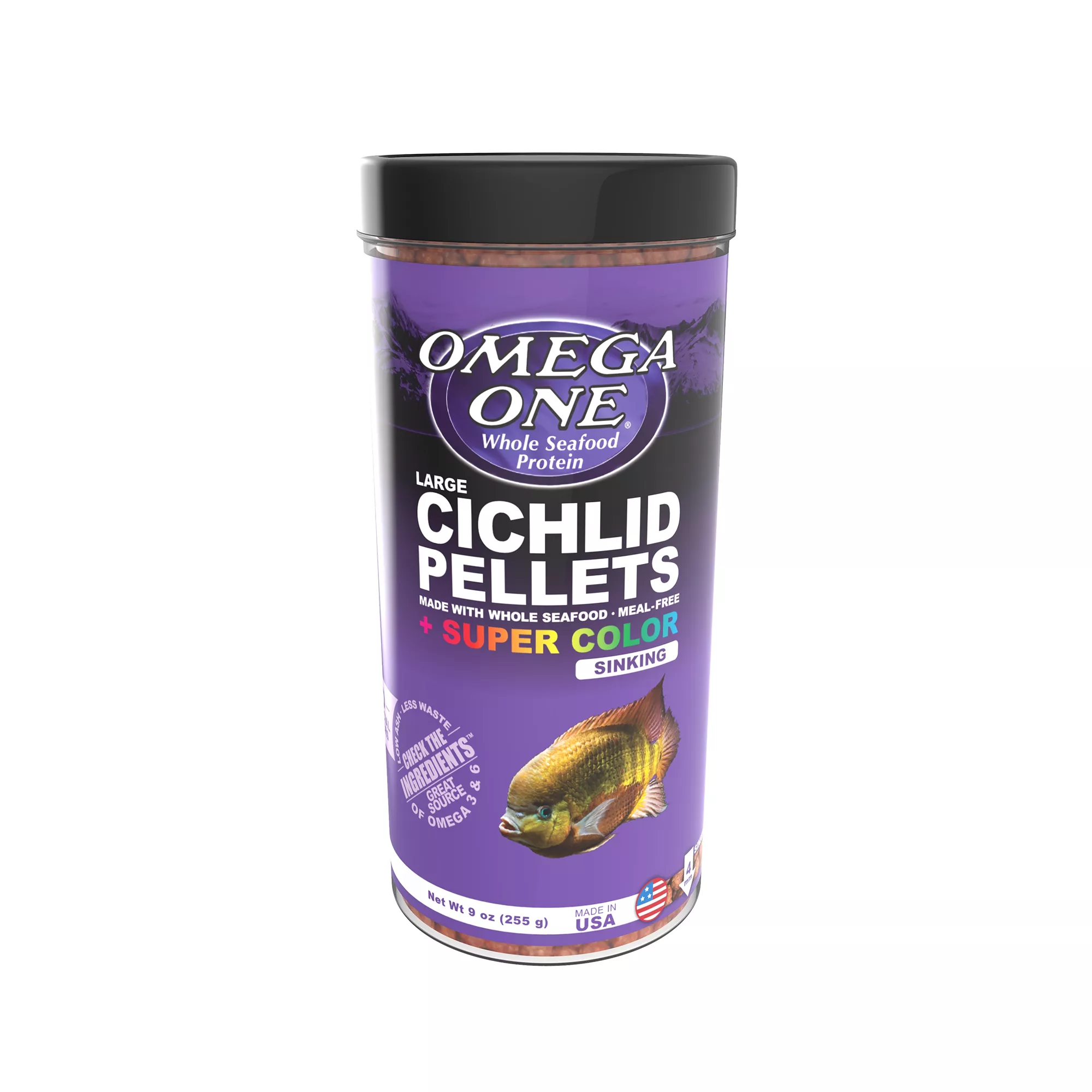 Omega&trade; One Cichilid Super Color Pellets Fish Food