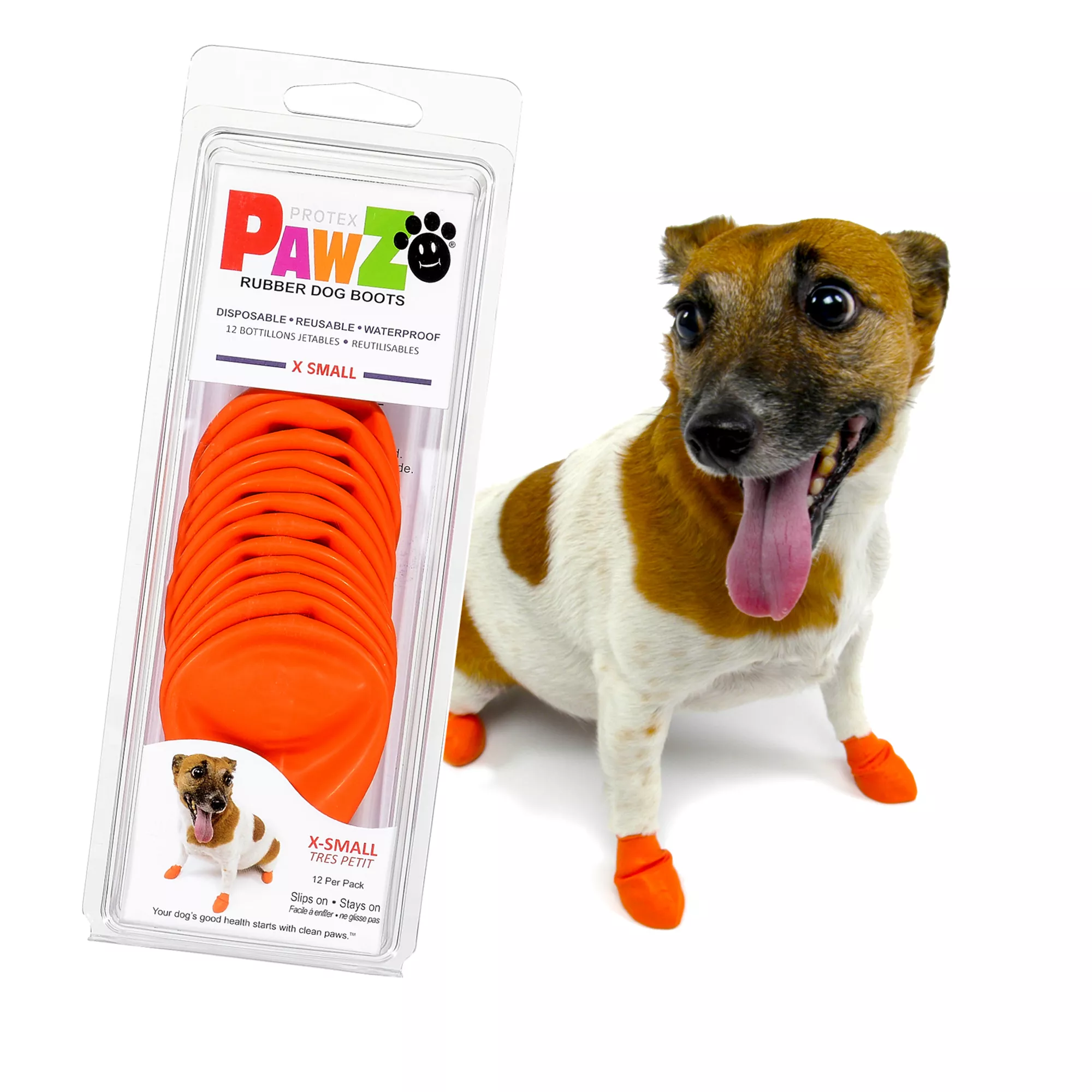 PawZ® Rubber Dog Boots