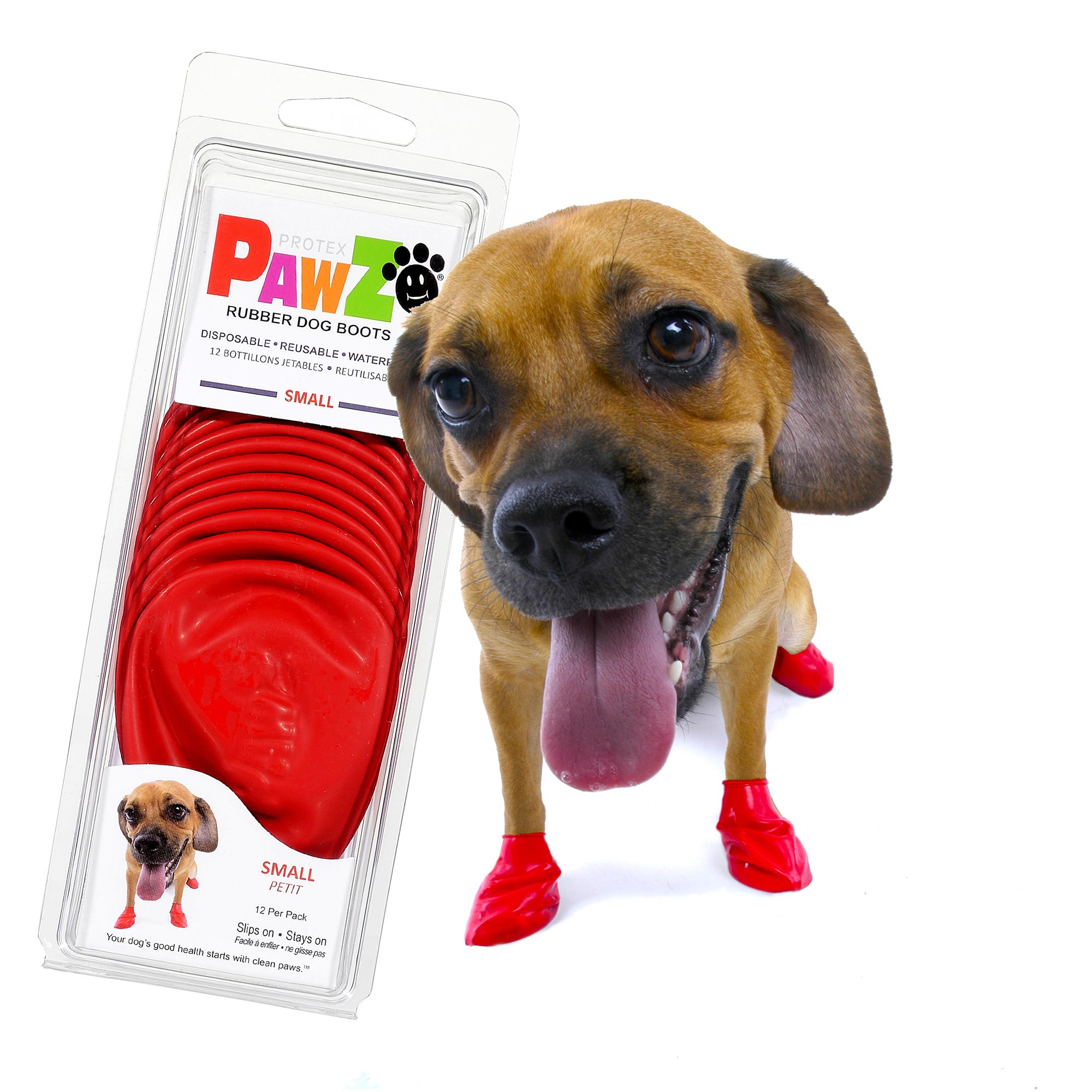 rubber dog paw covers