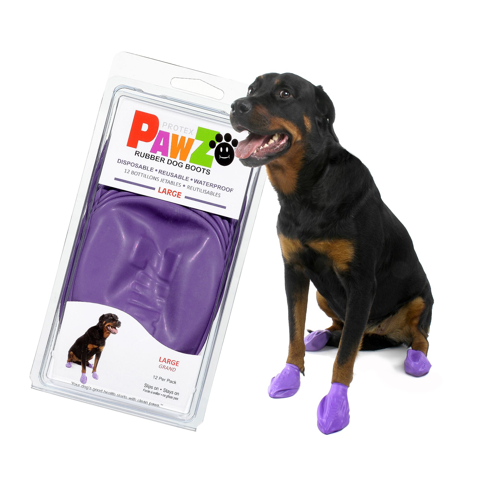 PawZ Rubber Dog Boots