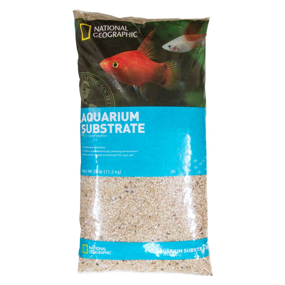 National Geographic\u2122 Crystal Lake Aquarium Sand  fish Gravel, Sand \u0026 Stones  PetSmart