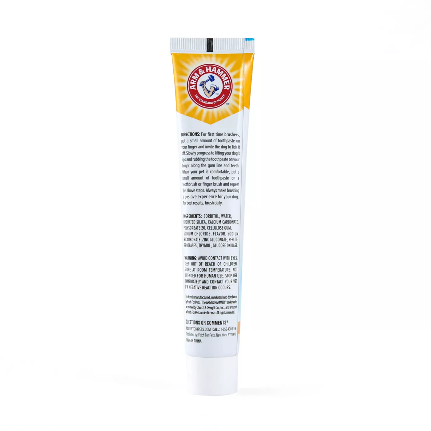 Arm Hammer Fresh Breath Enzymatic Dog Toothpaste Vanilla Ginger