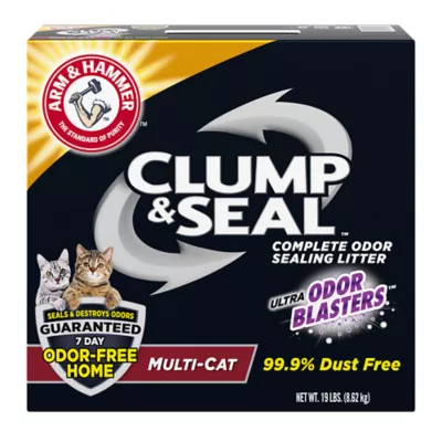 Product Arm & Hammer™ Clump & Seal Clumping Multi-Cat Clay Cat Litter - Low Dust