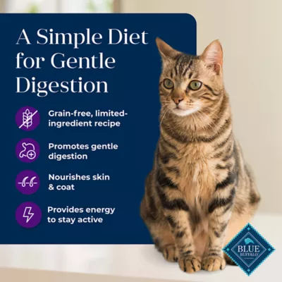 Product Blue Buffalo Basics Senior Dry Cat Food - Grain Free, Turkey
