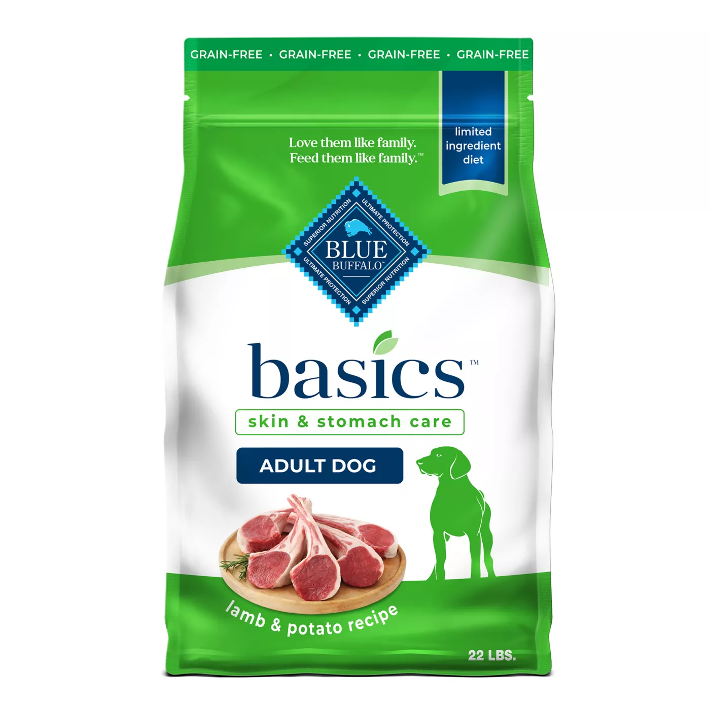 Blue dog food lamb hotsell