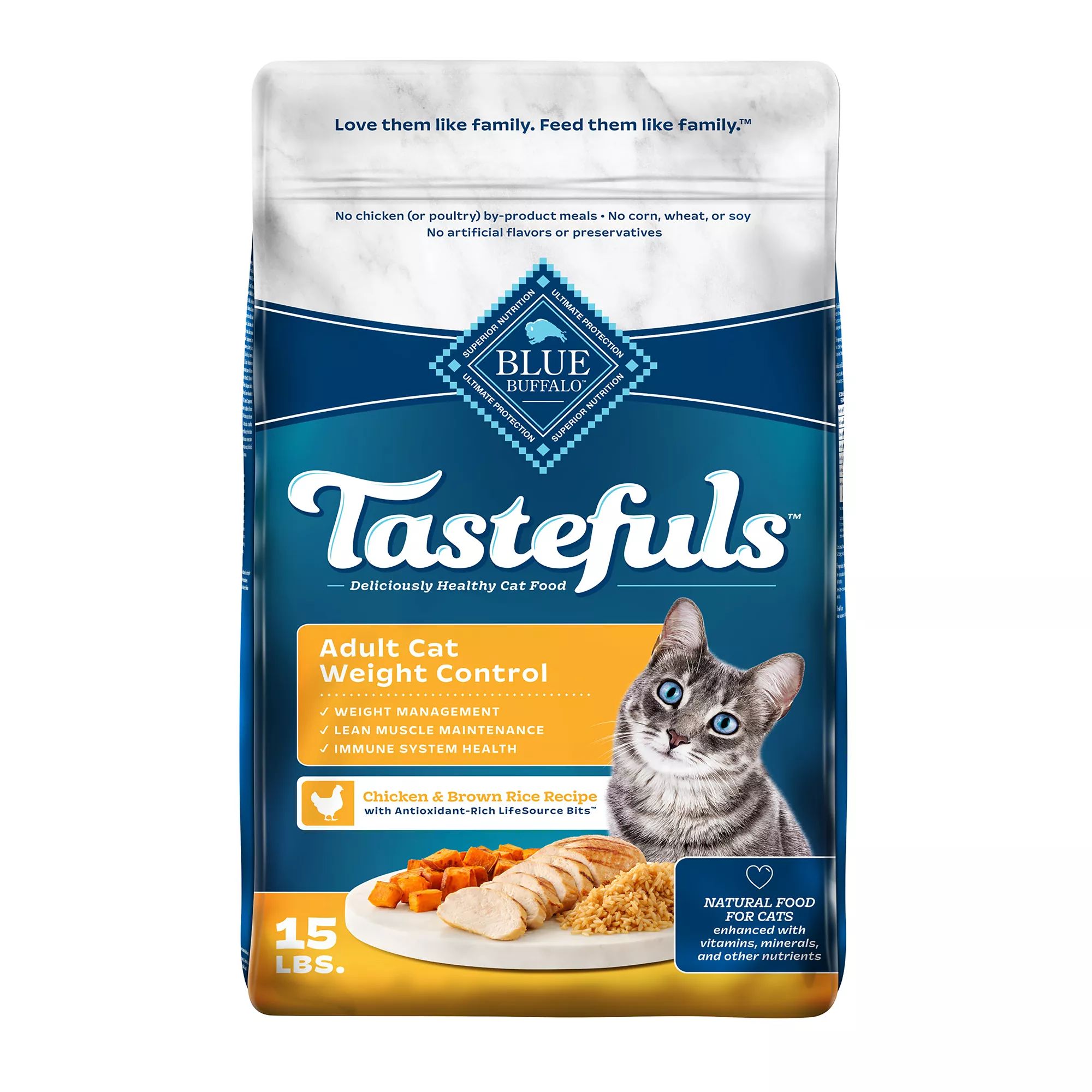 Blue Buffalo® Tastefuls&trade;  Adult Dry Cat Food - Natural, Chicken