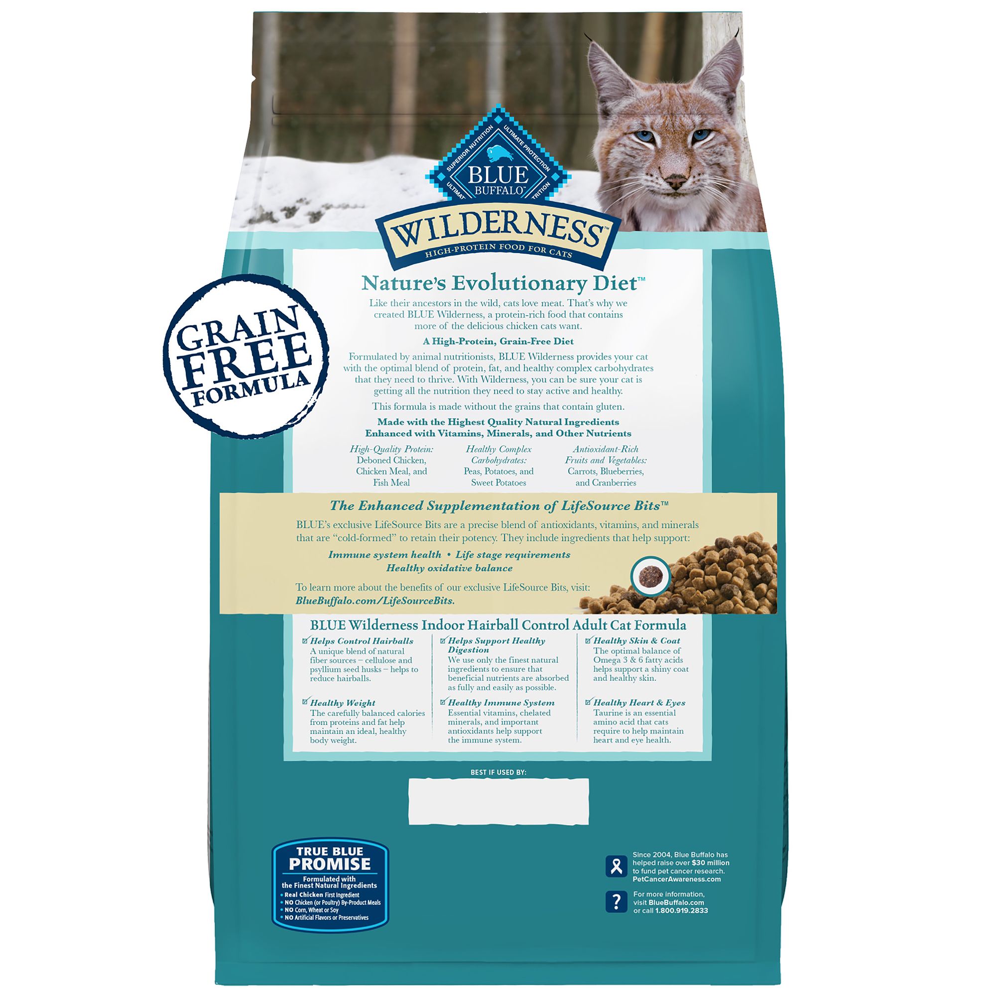 blue buffalo hairball control cat food