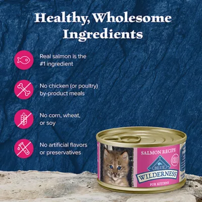 Product Blue Buffalo Wilderness Kitten Wet Cat Food - Grain Free, 3 Oz.