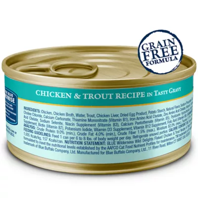 Product Blue Buffalo Wilderness Adult Wet Cat Food - Grain Free, 5.5 Oz.