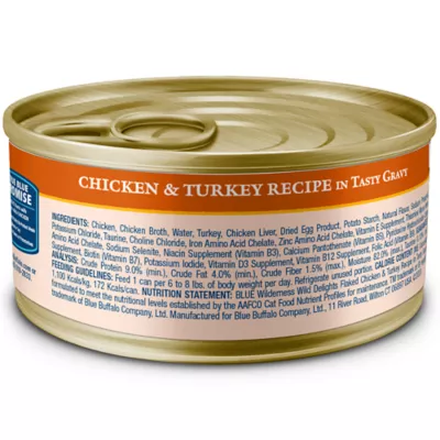 Product Blue Buffalo Wilderness Adult Wet Cat Food - Grain Free, 5.5 Oz.