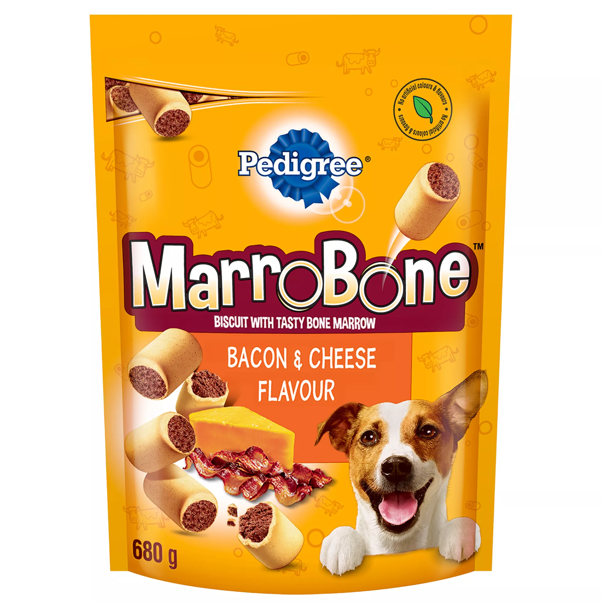 Pedigree Marrobone Adult Dog Treats Bacon & Cheese Flavour