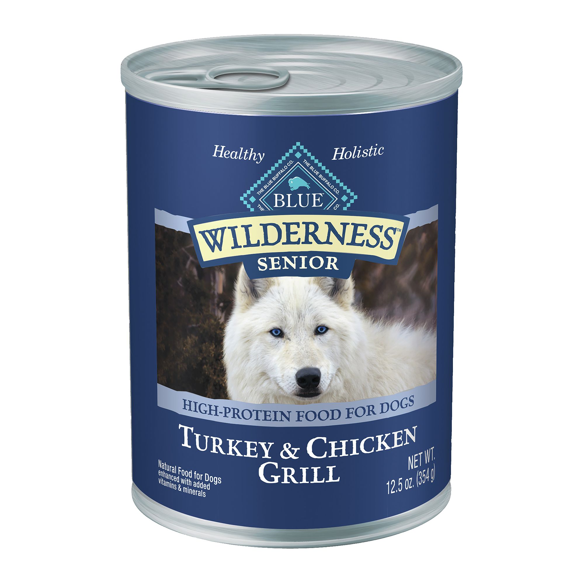 Blue Buffalo Wilderness Senior Wet Dog Food Grain Free 12.5 Oz