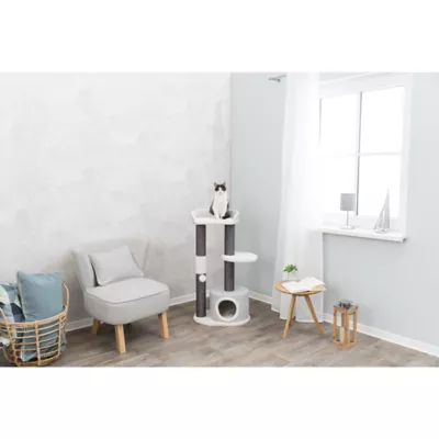 Product TRIXIE 39-in Pilar Cat Tree & Scratching Post, Gray