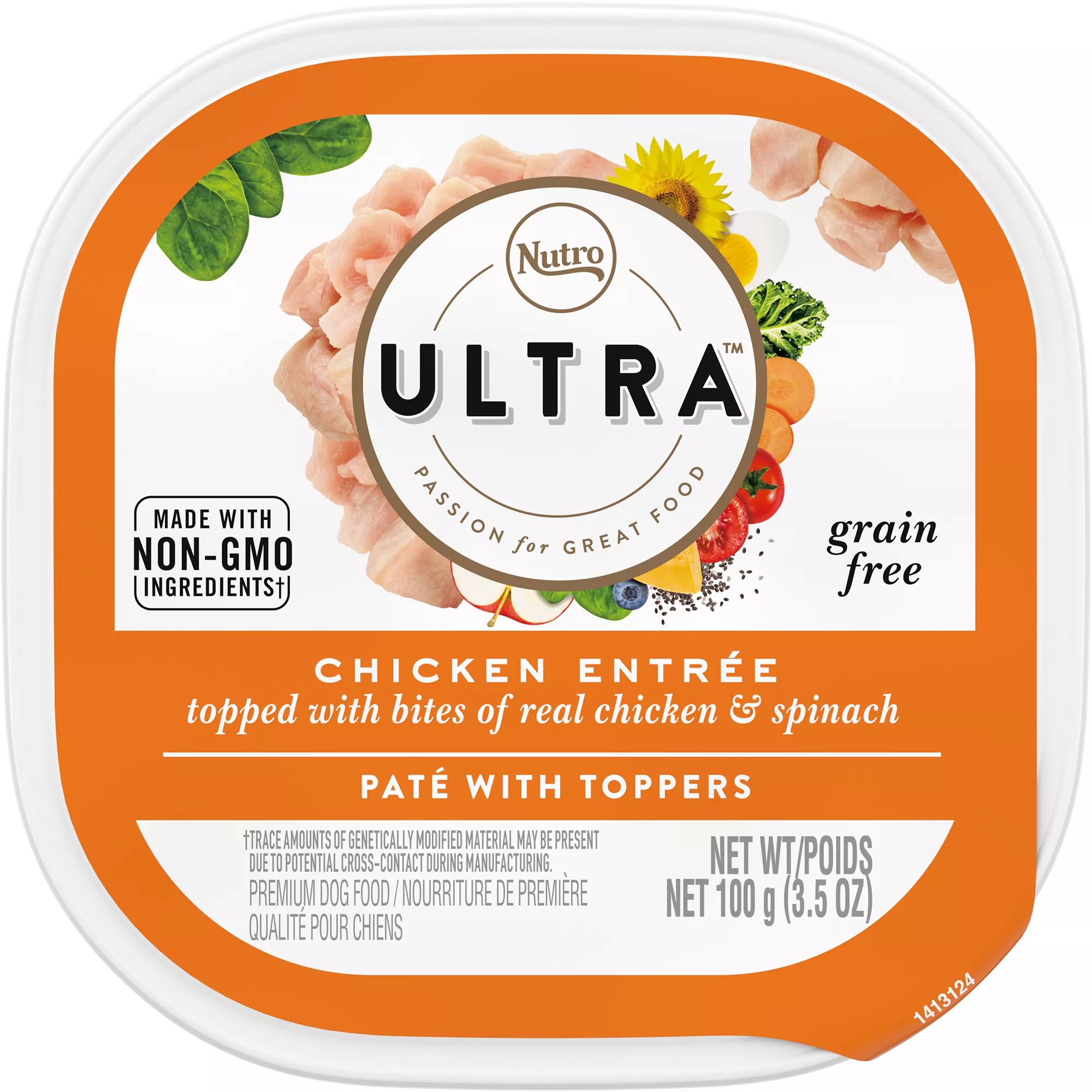 NUTRO ULTRA&trade;  Adult Wet Dog Food - Pate with Topper , 3.5 Oz.