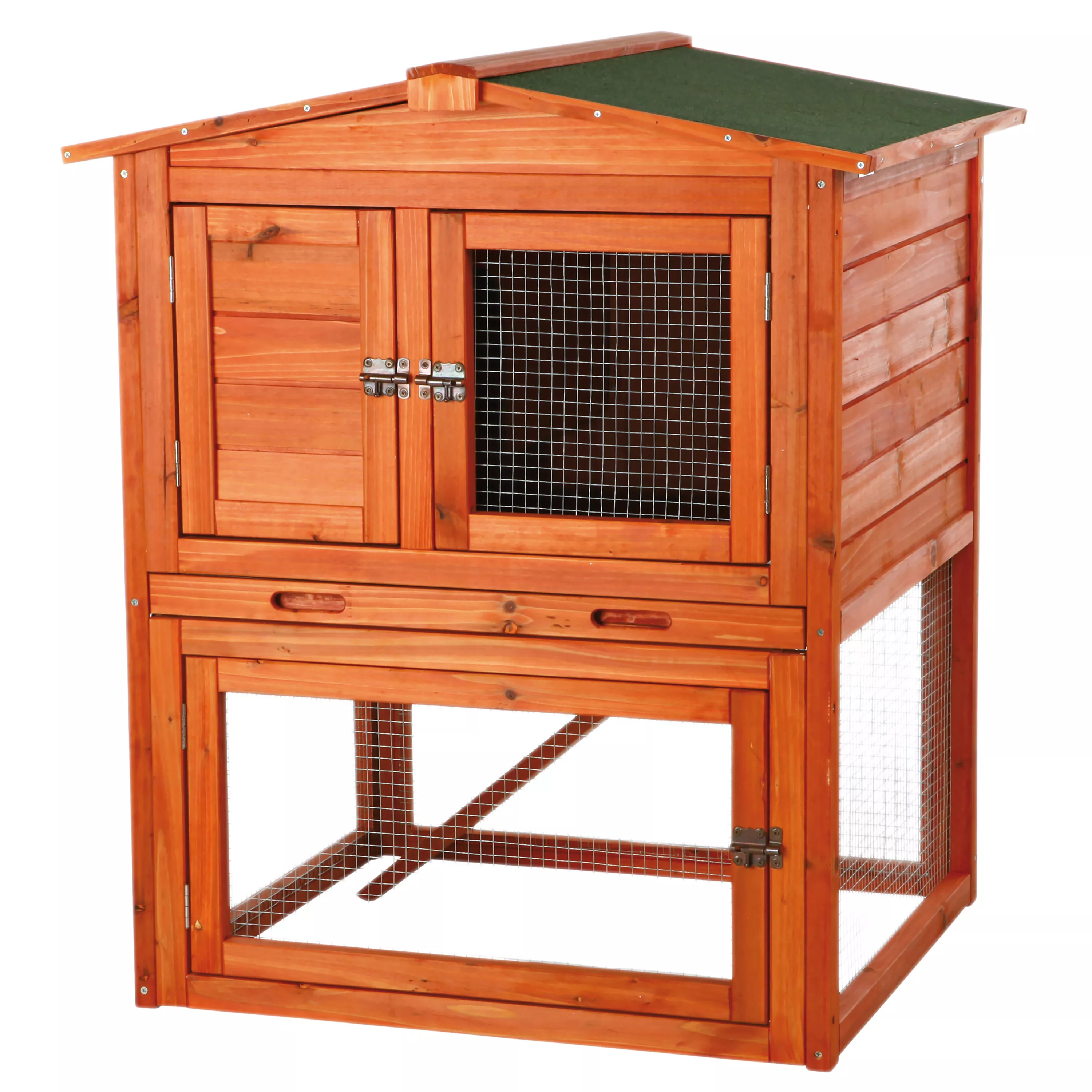 TRIXIE Pet Products Peaked Roof Rabbit Hutch