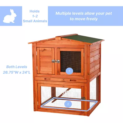 Product TRIXIE Pet Products Peaked Roof Rabbit Hutch