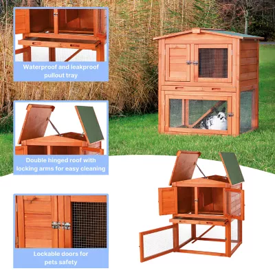 Product TRIXIE Pet Products Peaked Roof Rabbit Hutch