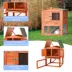TRIXIE Pet Products Peaked Roof Rabbit Hutch image thumbnail 4