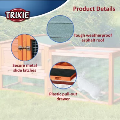 Product TRIXIE Pet Products Outdoor Run Rabbit Hutch