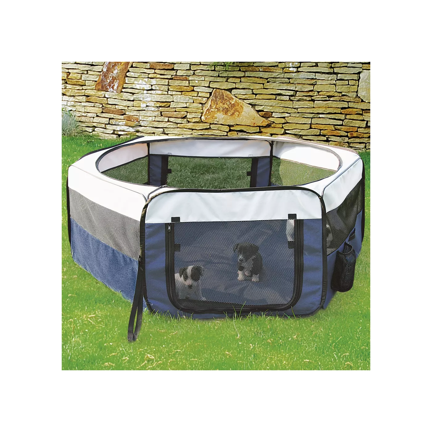 TRIXIE Soft Sided Mobile Small Pet Play Pen