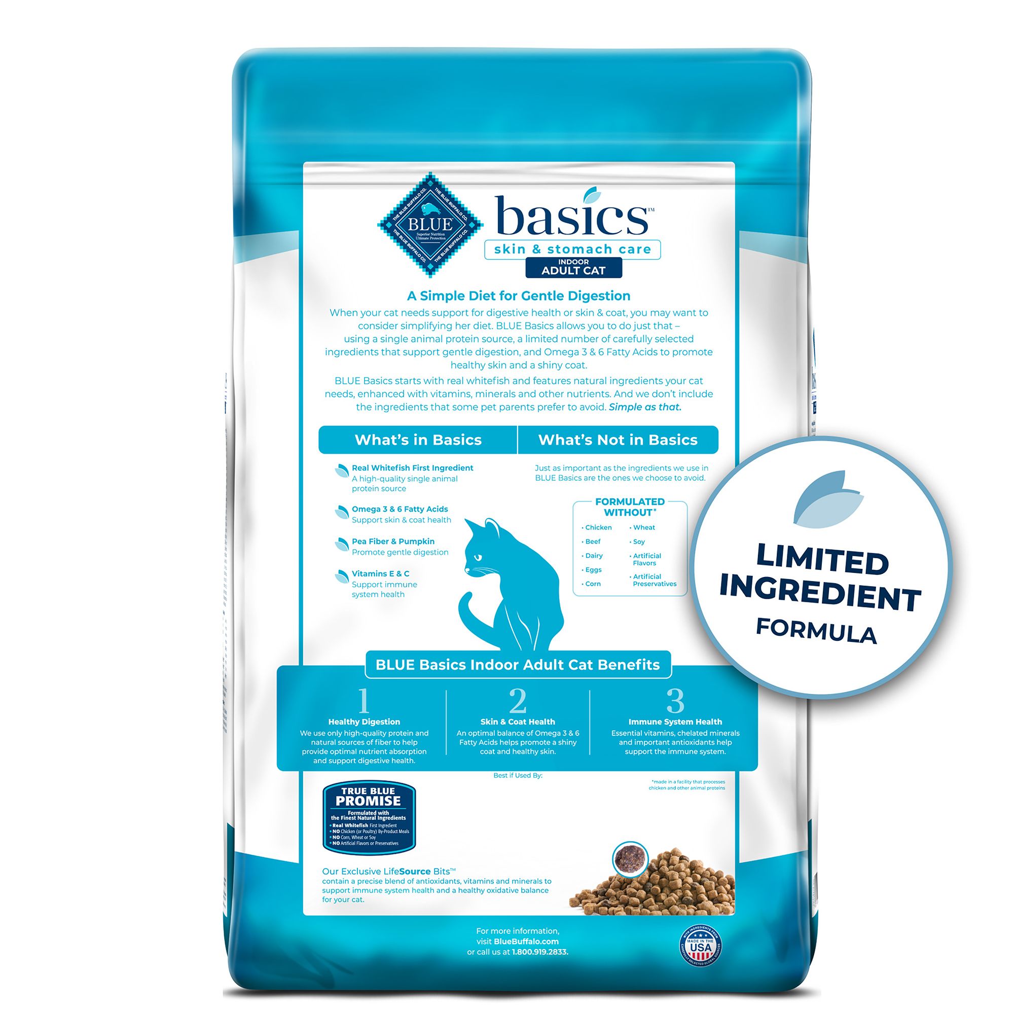 blue buffalo fish and potato cat food