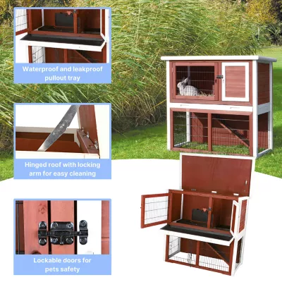 Product TRIXIE Sloped Roof Rabbit Hutch